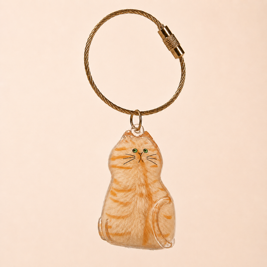 Fur Keepsake™ – Keychain with Your Cat's Real Fur