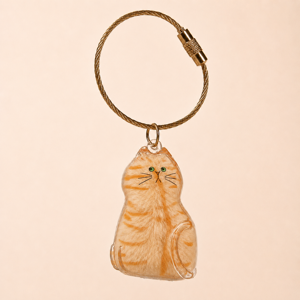 Fur Keepsake™ – Keychain with Your Cat's Real Fur