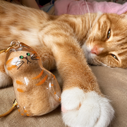 Fur Keepsake™ – Keychain with Your Cat's Real Fur