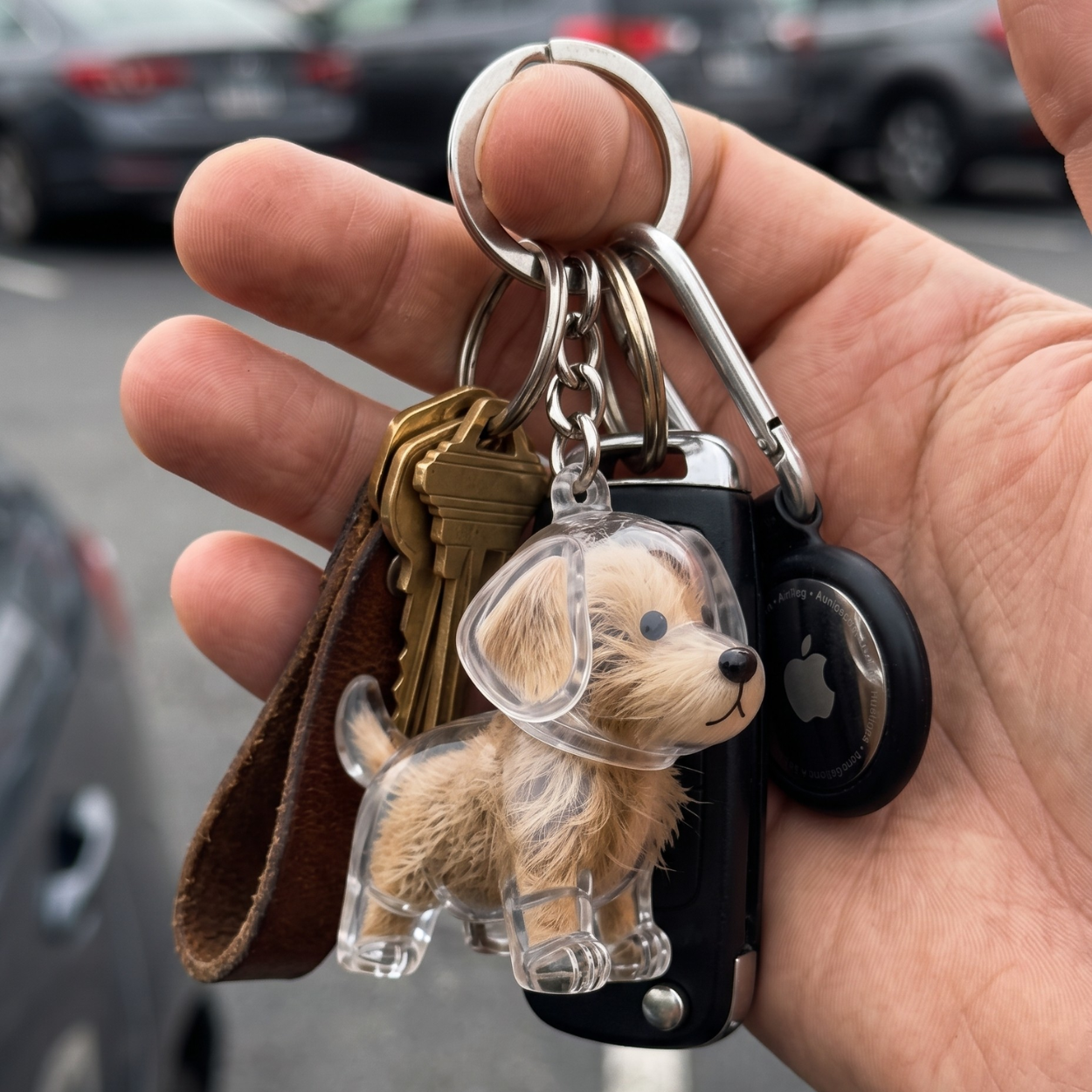 Fur Keepsake™ – Keychain with Your Dog's Real Fur