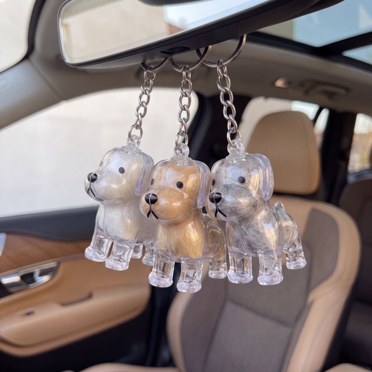 Fur Keepsake™ – Keychain with Your Dog's Real Fur