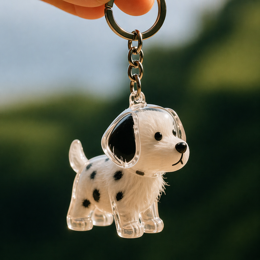 Fur Keepsake™ – Keychain with Your Dog's Real Fur